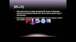 Lasso Programming: [millis]