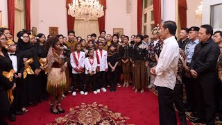 Presiden Jokowi Menyapa Talenta Muda Bhinneka Tunggal Ika, Istana Negara, 23 Agustus 2019