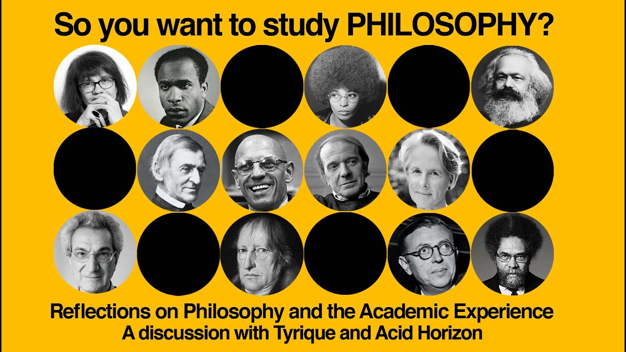 So You Want To Study Philosophy?: A Discussion With Tyrique - YouTube