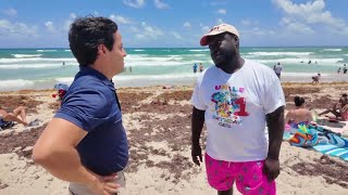Sargassum seaweed hits Palm Beach County beaches Memorial Day 2026