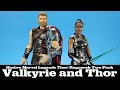 Marvel Legends Thor and Valkyrie Two Pack Review Ragnarok Hasbro