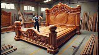 Talented Young Carpenter & Wooden Dreams | A Journey to Building an Artful Neoclassical Bed