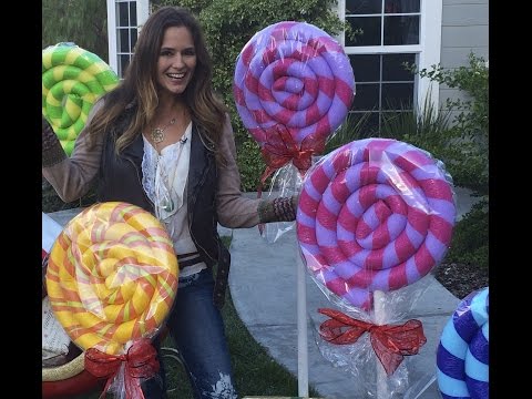 Giant Lollipops DIY Giant Lollipops DIY
