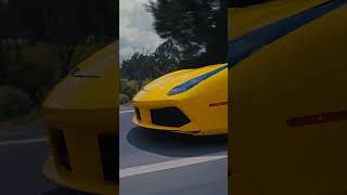 Yellow Ferrari 488