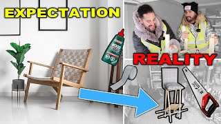 Doing Super Manly Things EP2 - Building A Chair 💜🖤 The Welsh Twins
