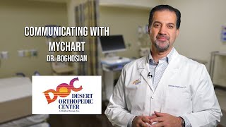 Communicating through MyChart with Dr. Boghosian