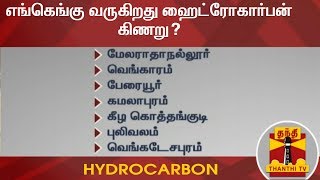 எங்கெங்கு வருகிறது ஹைட்ரோகார்பன் கிணறு? | Hydrocarbon