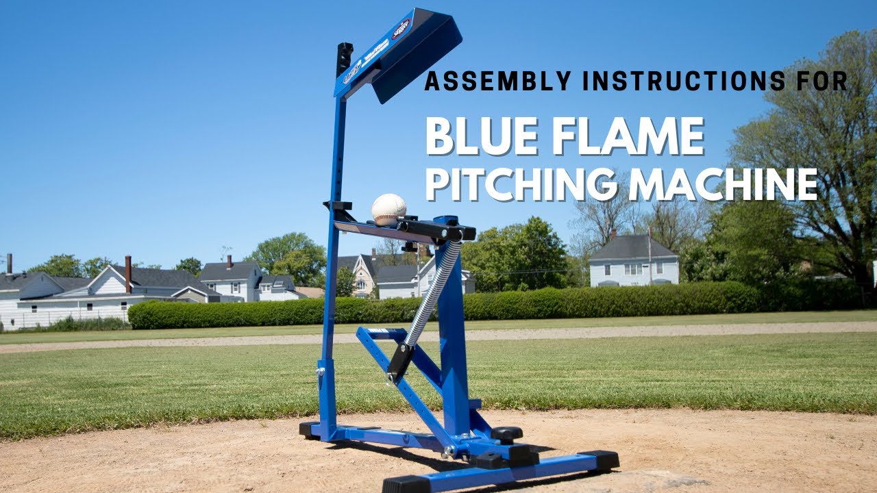 Louisville Slugger Blue Flame Pitching Machine Assembly Instructions ...