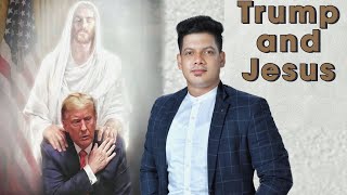 Jesus Christ with Donald Trump. ദൈവീക സംരക്ഷണം