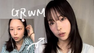 【GRWM】ASMR風味/情報量の少ない顔に情報を増やしますよ♩