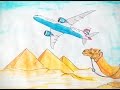 Dreamliner 787 by Pyramids,speed drawing