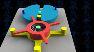 Geneva with Torsion Spring Mechanism 3D Model V2
