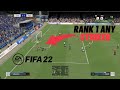 FIFA 22 Best Striker Build on Pro Clubs (Rank 1) #shorts