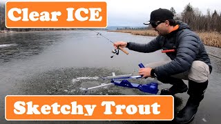 How Clear Ice Fishing Changes Brook Trout Behavior in Shallow Water