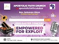 EASTER CONCERT. Apostolic Faith Calabar Area. 21/04/2025