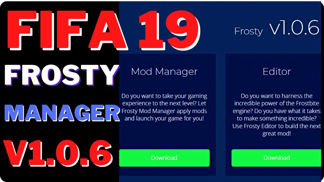 Frosty manager fifa 19. FIFA Editor Tool 22 как пользоваться.
