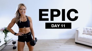 Day 11 of EPIC | Dumbbell Quads & Abs Workout