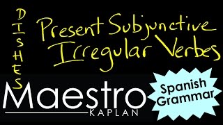 PRESENT SUBJUNCTIVE: Irregular verbs (DISHES, car, gar, zar)