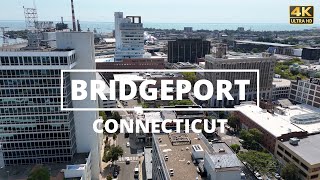 Bridgeport, Connecticut - [4K] Drone Tour