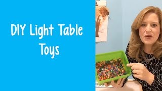 DIY Light Table Toys