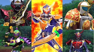 【ガンバライジング】RM5　ヒートアップバトル！　仮面ライダー鎧武　一部　掛け合い　必殺技　まとめ　他に掛け合いがあったら教えてください