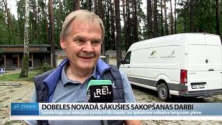 ReTV: Koki gāzās kā sērkociņi, peld kartupeļi. Dobeles novadā sakopšanas darbi