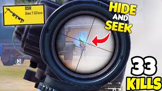 This Player Was Playing Hide And Seek With Me in BGMI • (33 KILLS) • BGMI Gameplay