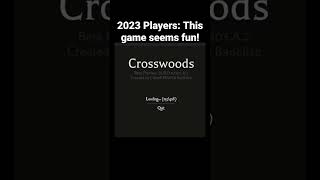 Does anybody remember Crosswoods? #roblox #ban #crosswoods