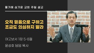 오직 믿음으로 구하고 조금도 의심하지 말라 (2025년 1월 26일 주일설교) / 윤성호 목사