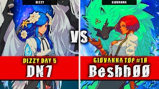 GGST | DN7 (Dizzy) VS Beshh00 (Giovanna) | Guilty Gear Strive High level gameplay