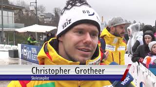 Deutscher Doppelsieg in Winterberg - Olympiasieger Grotheer gewinnt packendes Skeleton-Rennen