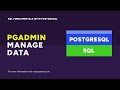 Administrating Database Data with pgAdmin | SQL Fundamentals with PostgreSQL