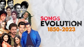 Evolution Of Hindi Film Songs (1849 -  2023) | Bollywood music Evolution | Iconic songs Hindi cinema