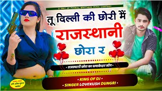 Rajashthani Meena Geet ~ तू दिल्ली की छोरी मैं राजस्थानी छोरा र || Singer Lovekush Dungri || 2024