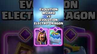 Evo Wizard VS Evo Electro Dragon ⚡️🧙‍♂️ #clashroyale #shorts