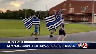 Seminole County teenager runs for heroes