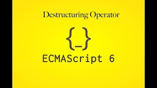 Understand destructuring Operator in JavaScript | ES6 | Array | Object destructure