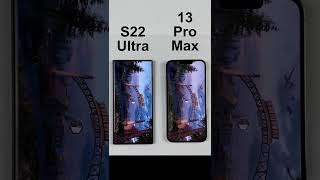 Samsung S22 ULTRA vs 13 Pro Max PUBG TEST - Snapdragon 8 Gen 1 vs A15 Bionic BGMI TEST #Shorts #PUBG