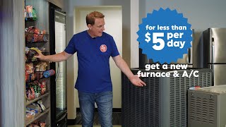 New Furnace \u0026 A/C For Less Than $5/day.