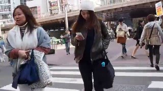 東京　新宿の街を歩く　新宿駅前　２０１６．４．１２　Shinjuku Tokyo Japan