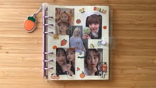 оформляю свой первый биндер А5 ✨| setting up my first kpop binder | everglow, loona, twice