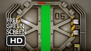 Free Green Screen - Sci-fi Door Transition
