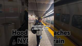 Hood Dude Warns About “LIRR”(Long Island Railroad)Train😳#mta#newyork #nyc#train#viral#relatable#fyp