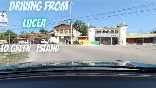 Driving  From Lucea Town  To Green Island In The ||  Parish Of Hanover