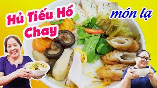 Cách làm HỦ TIẾU HỒ CHAY ngon lạ - Món ăn của người Hoa vegan noodle| Món chay ngon| Ù thích ăn chay