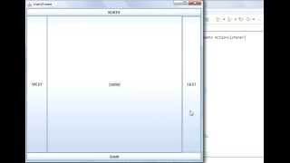 Java programming Lesson 60 GUI : Adding Panels to the borderLayout Manager and buttons to the panels
