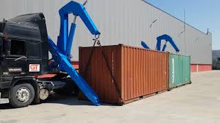 Sidelifter Semi Trailer can works with PTO or with diesel engine