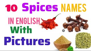 Spices Names#spices #english #advance #reels #video #food #explore #viralvideo #vocabulary #shorts