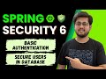 Spring Security Basic Authentication Interview Questions & Implementation