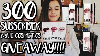 300 SUBSCRIBER KYLIE COSMETICS GIVEAWAY